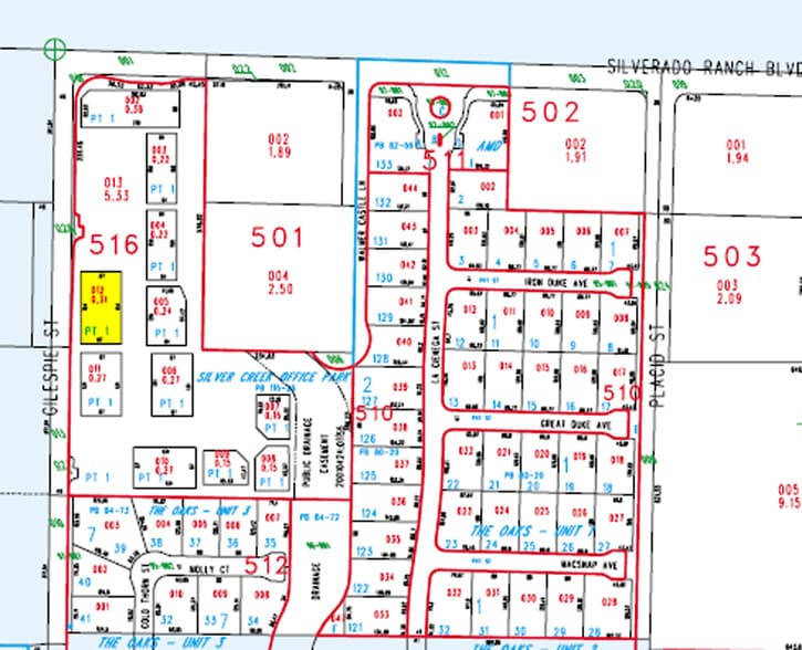 9768 Gilespie St, Las Vegas, NV for sale - Plat Map - Image 3 of 3