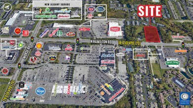 4574 N Hamilton Rd, Columbus, OH - Aerial map view