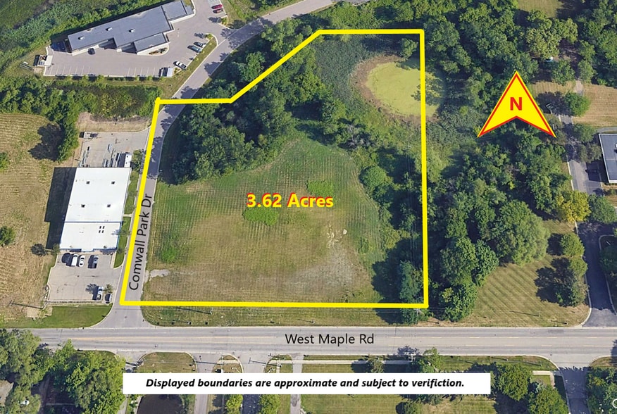 1400 W Maple Rd, Walled Lake, MI for sale - Aerial - Image 1 of 3
