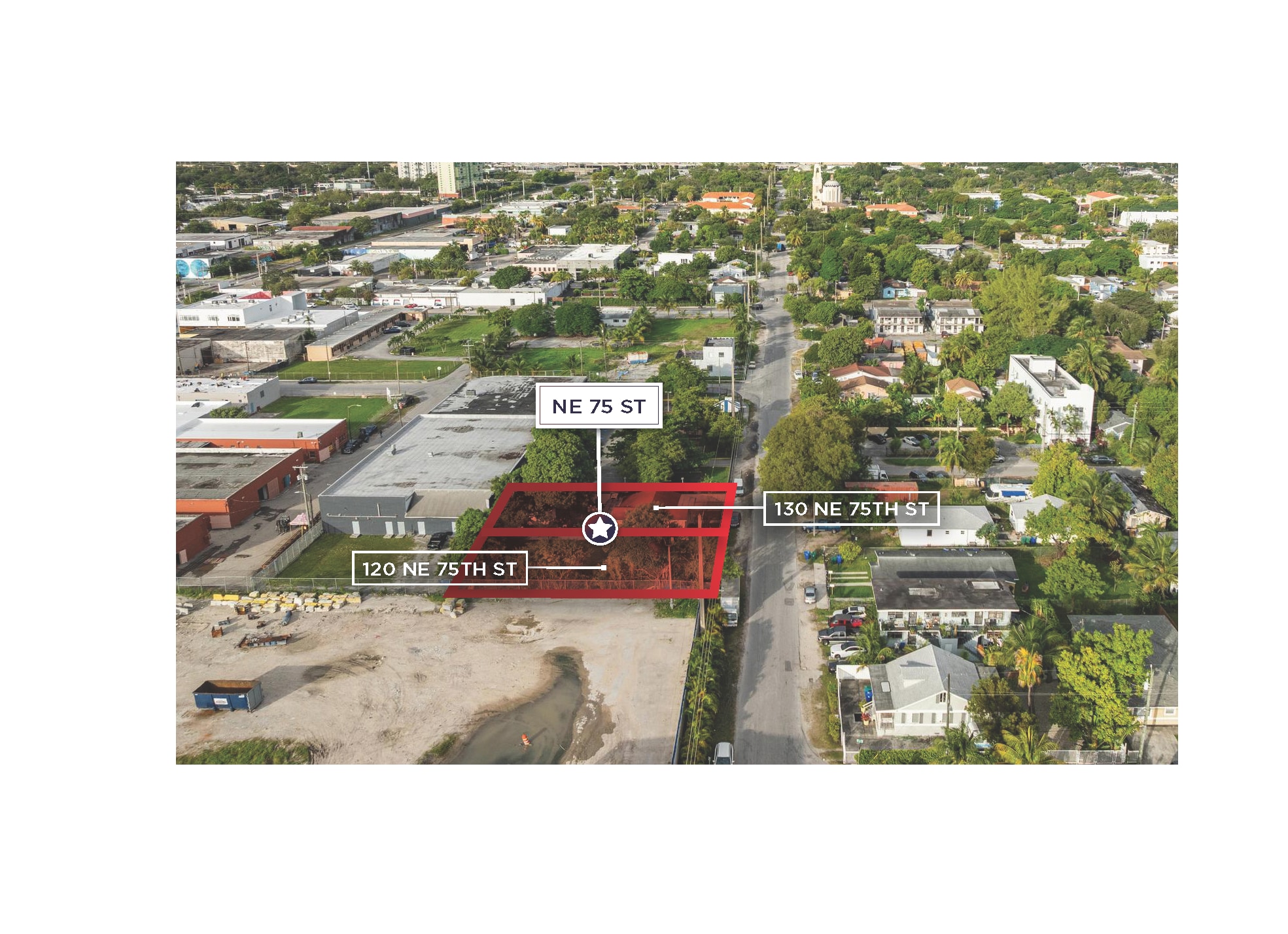 120-130 NE 75th St, Miami, FL for sale Aerial- Image 1 of 7