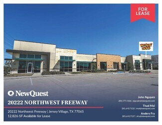 Plus de détails pour 20222 Northwest Fwy, Jersey Village, TX - Commerce de détail à louer