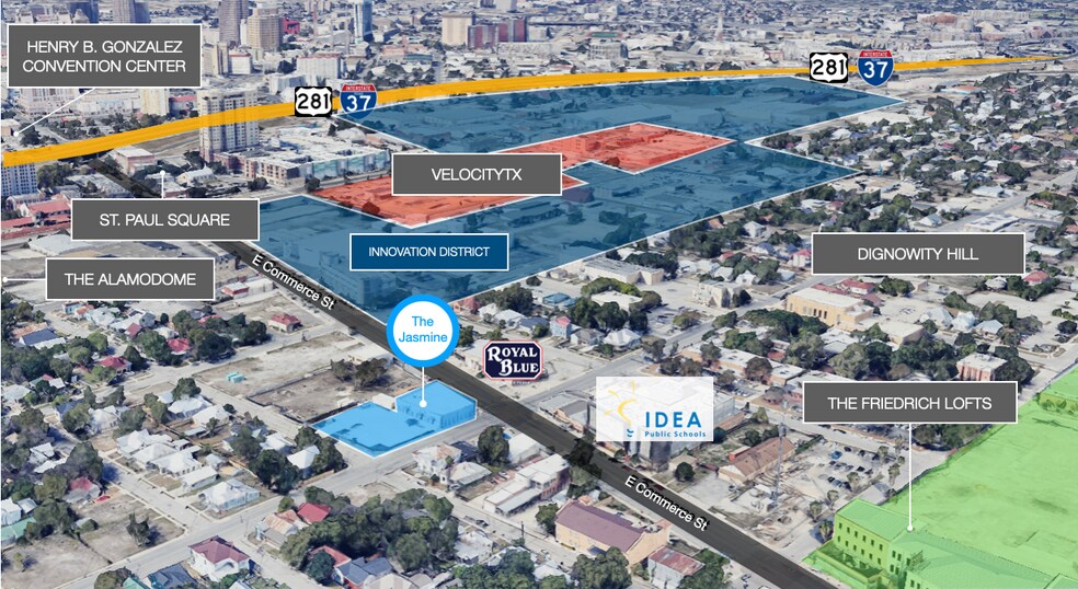 1432-1434 E Commerce St, San Antonio, TX à louer - Photo du bâtiment - Image 3 de 3