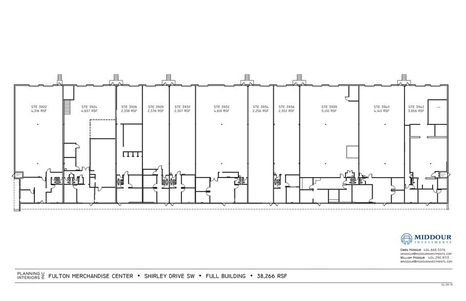 3902-3916 Shirley Dr SW, Atlanta, GA à louer - Plan de site - Image 3 de 16
