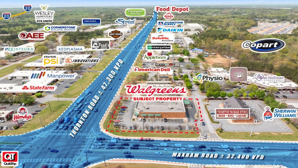 590 Thornton Rd, Lithia Springs, GA à vendre - Photo du bâtiment - Image 3 de 3