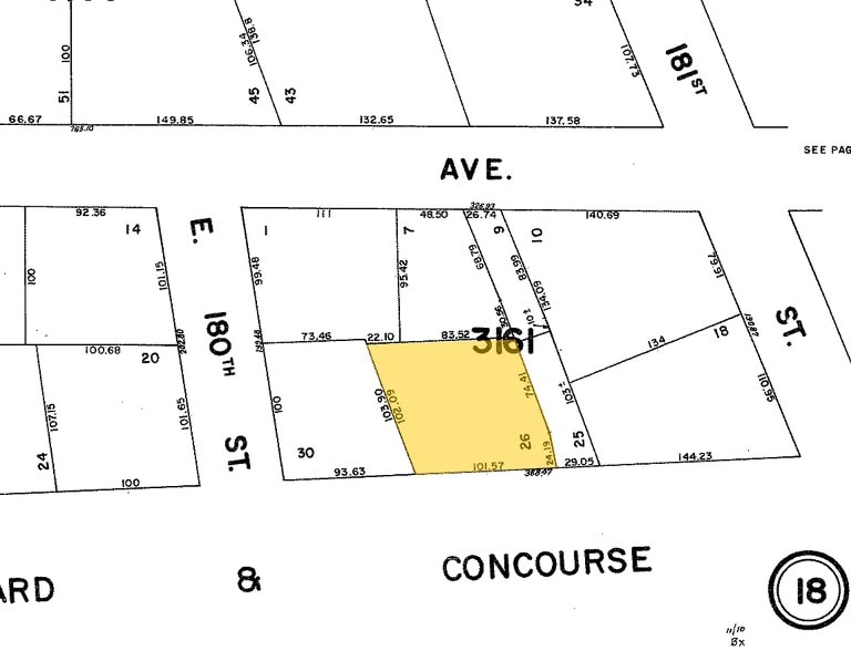 2095 Grand Concourse, Bronx, NY for lease - Plat Map - Image 2 of 8