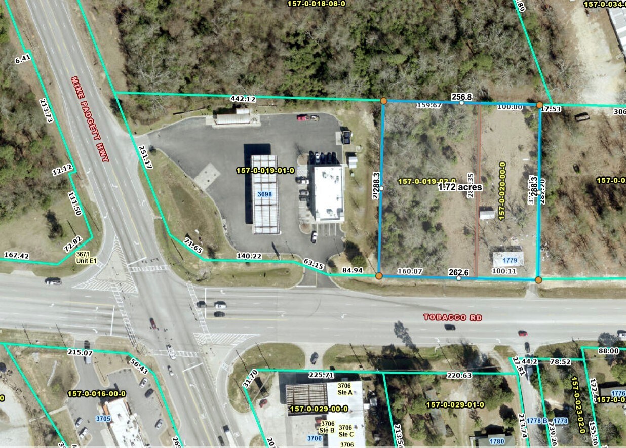 3670 Mike Padgett hwy, Augusta, GA à vendre Aérien- Image 1 de 2