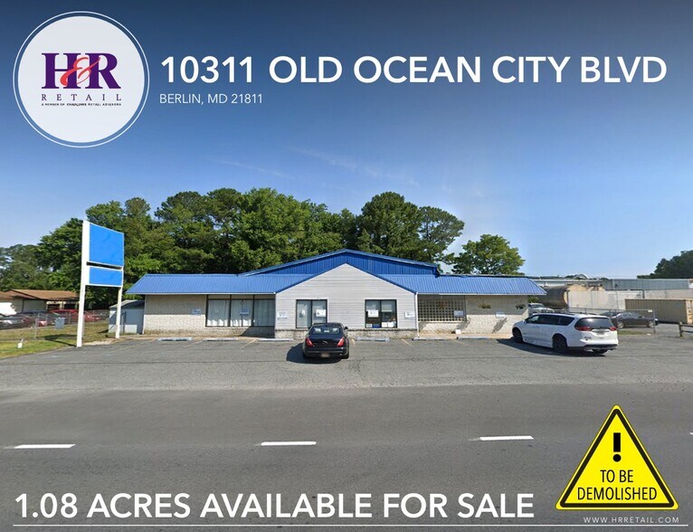 10311 Old Ocean City Blvd, Berlin, MD à vendre - Photo du bâtiment - Image 1 de 3