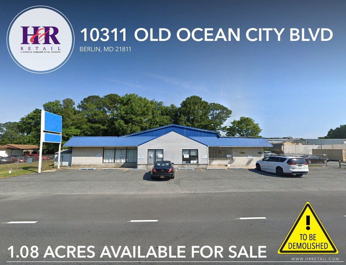 10311 Old Ocean City Blvd, Berlin, MD à vendre Photo du bâtiment- Image 1 de 4