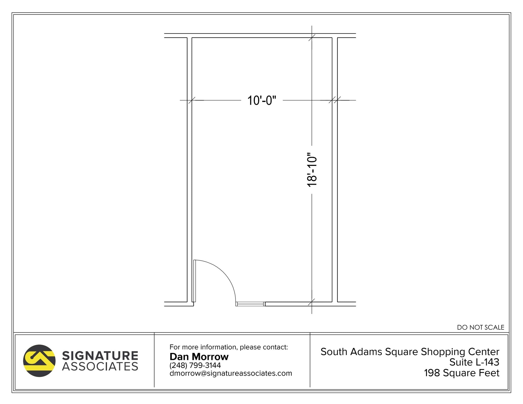 725 S Adams Rd, Birmingham, MI for lease Floor Plan- Image 1 of 1