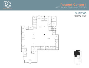 4800 Regent Blvd, Irving, TX à louer Plan d  tage- Image 1 de 1