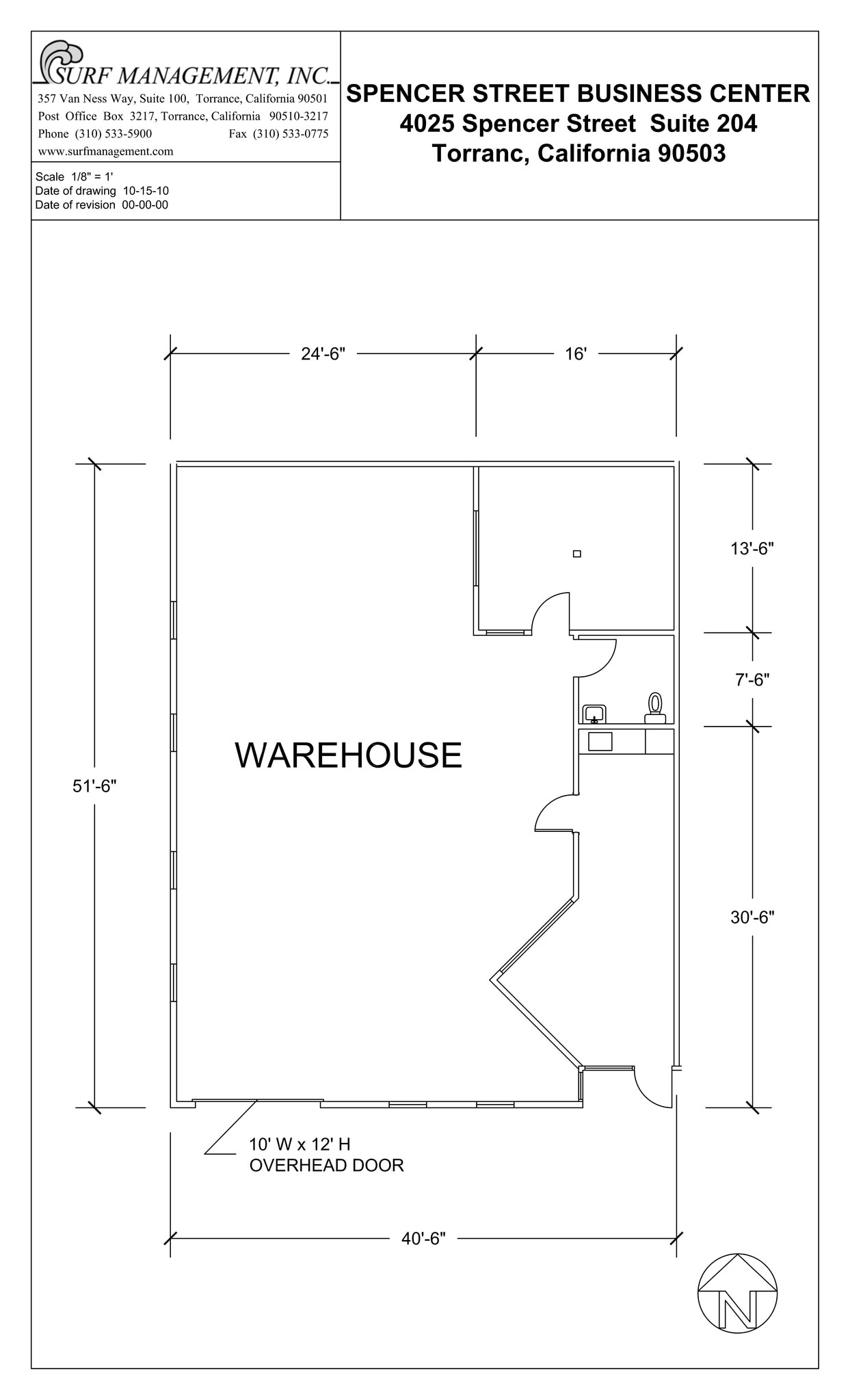 4025 Spencer St, Torrance, CA à louer Plan de site- Image 1 de 1