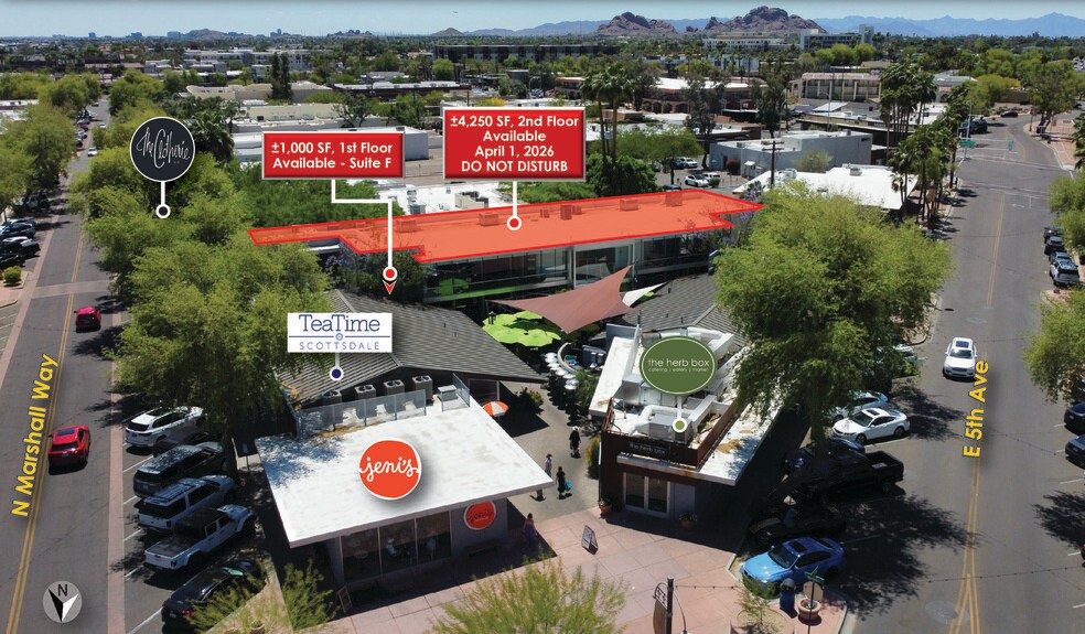 7051 E 5th Ave, Scottsdale, AZ à louer - Photo du bâtiment - Image 2 de 5