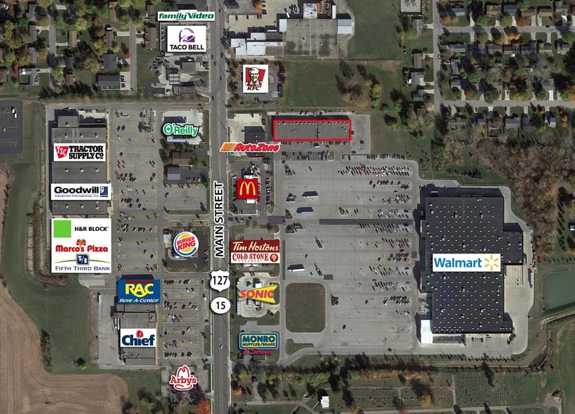 1215 S Main St, Bryan, OH for lease - Aerial - Image 3 of 4