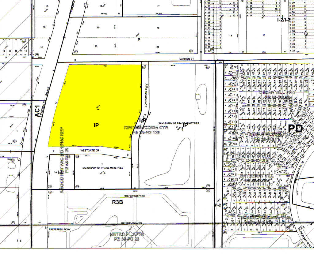 701 S Kirkman Rd, Orlando, FL à vendre Plan cadastral- Image 1 de 1