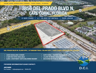 Plus de détails pour 3856 Del Prado N blvd, Cape Coral, FL - Commerce de détail à louer