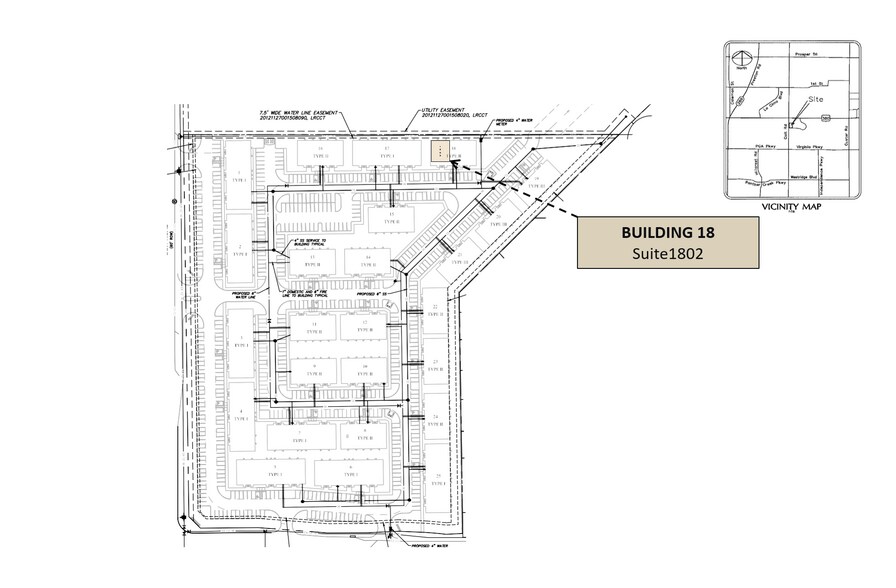 1400 N Coit Rd, McKinney, TX à louer - Plan de site - Image 2 de 3