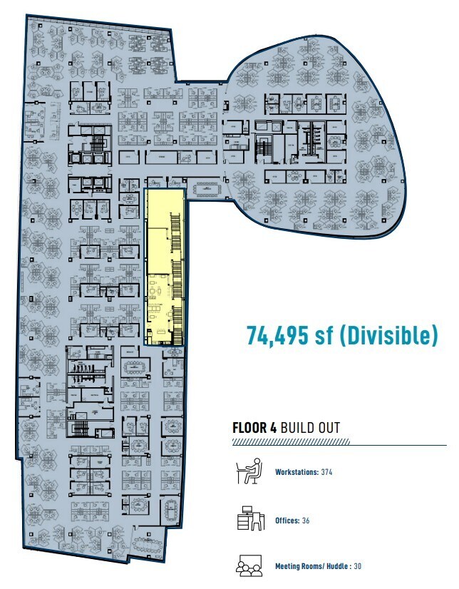5025 Creekbank Rd, Mississauga, ON à louer Plan d’étage- Image 1 de 1