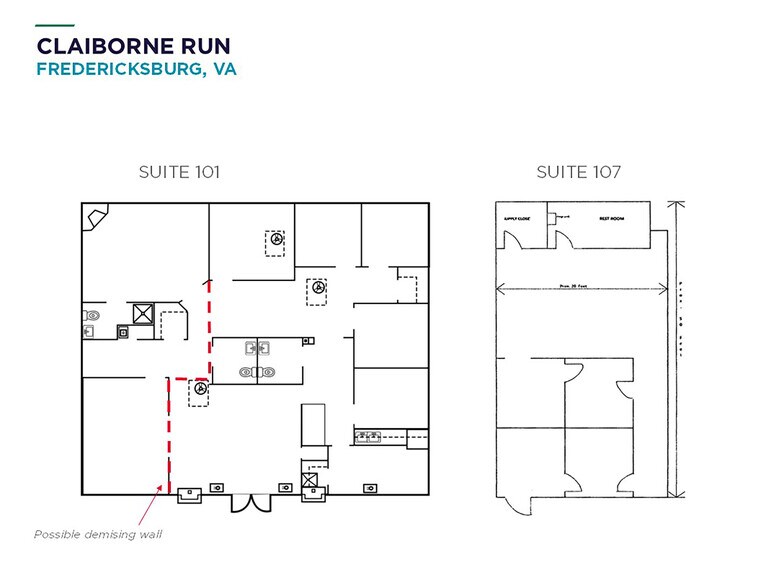 430 Chatham Heights Rd, Fredericksburg, VA à louer - Plan d’étage - Image 2 de 4