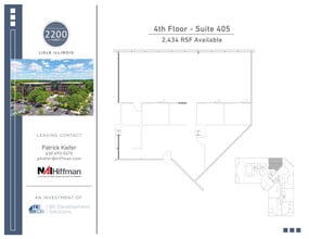2200 Cabot Dr, Lisle, IL à louer Plan d’étage- Image 1 de 1