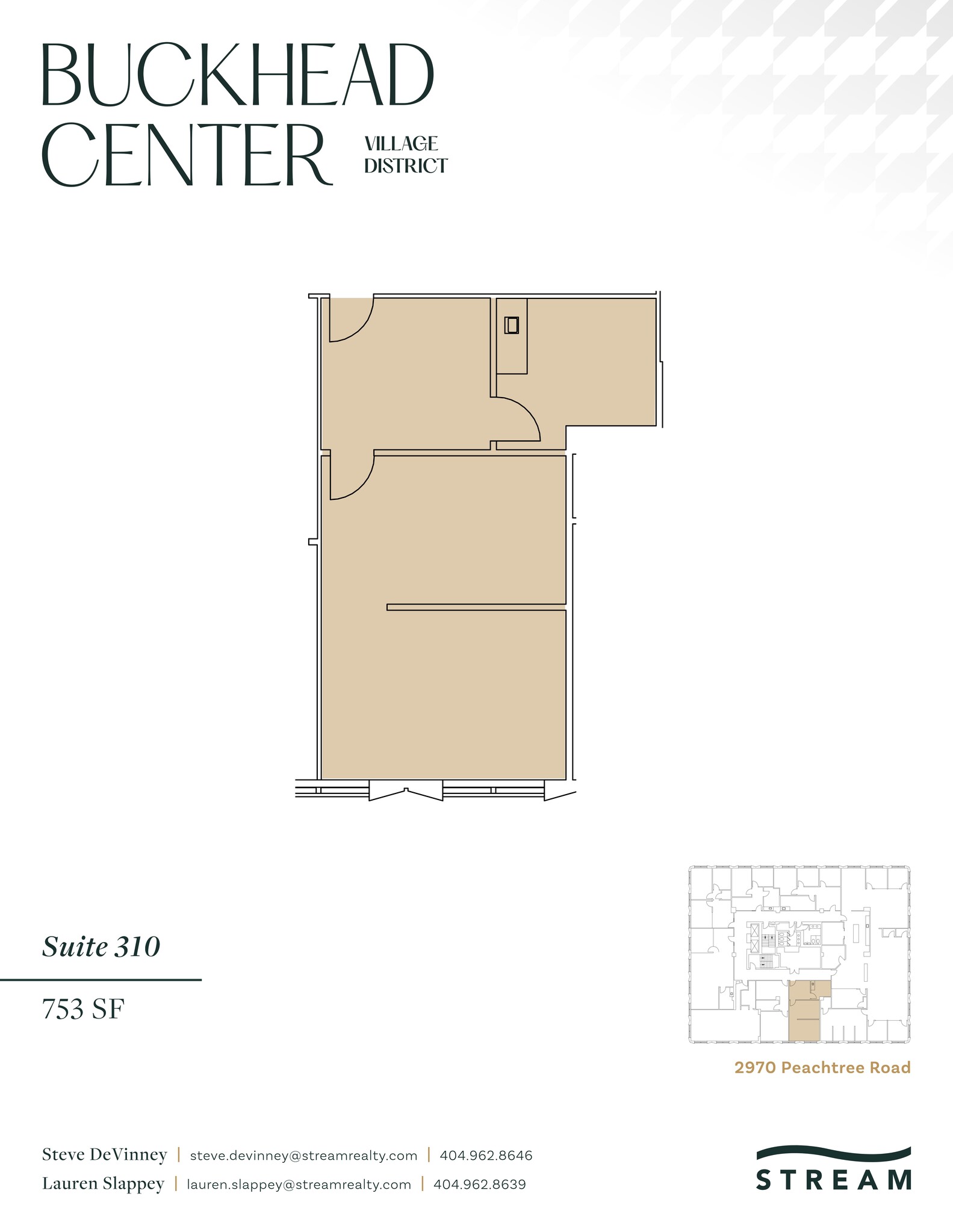 2970 Peachtree Rd NW, Atlanta, GA à louer Plan de site- Image 1 de 1