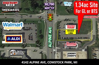 Plus de détails pour 4048 Alpine Ave NW, Comstock Park, MI - Terrain à vendre