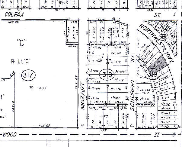 204-206 N Hicks Pl, Palatine, IL à vendre - Plan cadastral - Image 3 de 3