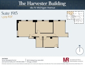 180 N Michigan Ave, Chicago, IL à louer Plan d’étage- Image 1 de 8
