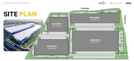 8000 Dixie Rd, Brampton, ON à louer Plan de site- Image 1 de 1