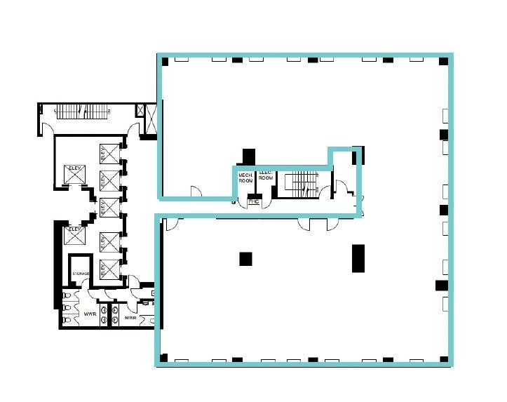 700 Bay St, Toronto, ON for lease Floor Plan- Image 1 of 1