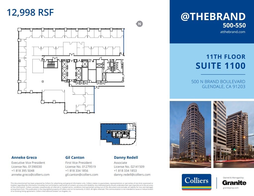 500-550 N Brand Blvd, Glendale, CA for lease Floor Plan- Image 1 of 1