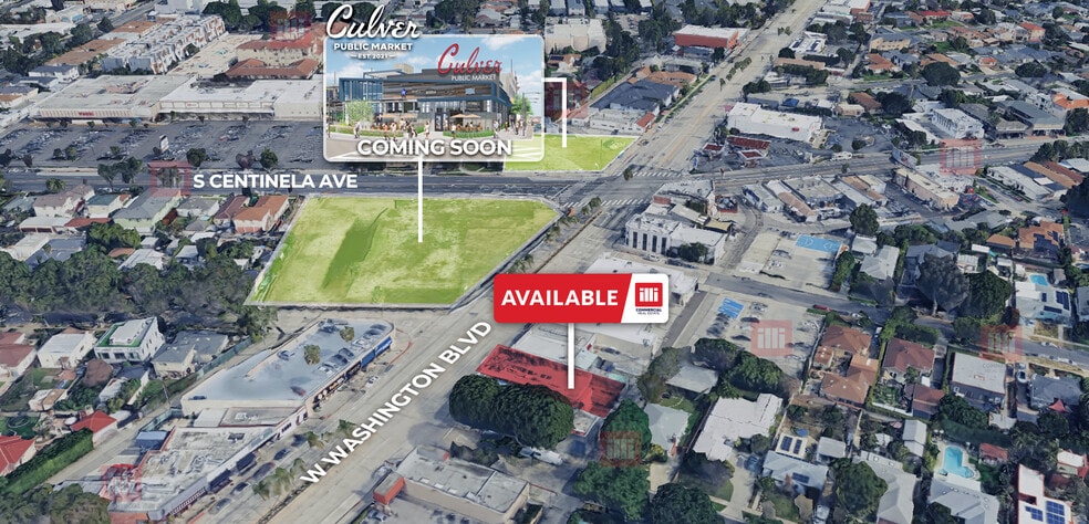 12474 W Washington Blvd, Los Angeles, CA for lease - Aerial - Image 2 of 6