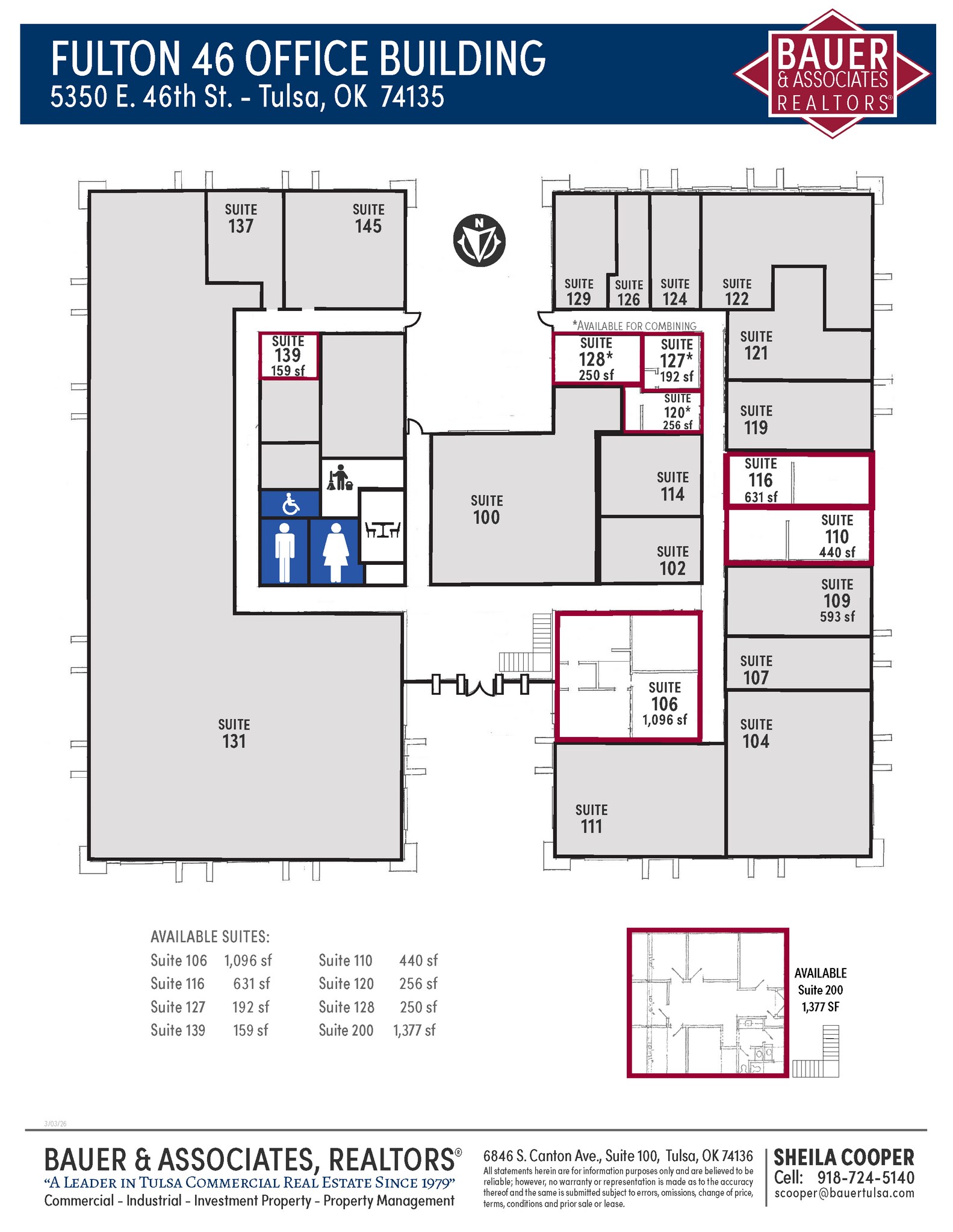 5350 E 46th St, Tulsa, OK for lease Floor Plan- Image 1 of 1