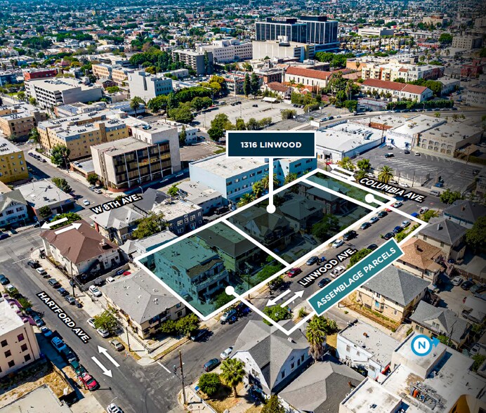 1316 Linwood Ave, Los Angeles, CA à vendre - Photo du bâtiment - Image 3 de 7