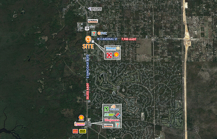 Suncoast Blvd and W Cardinal St, Homosassa, FL for sale - Building Photo - Image 2 of 2