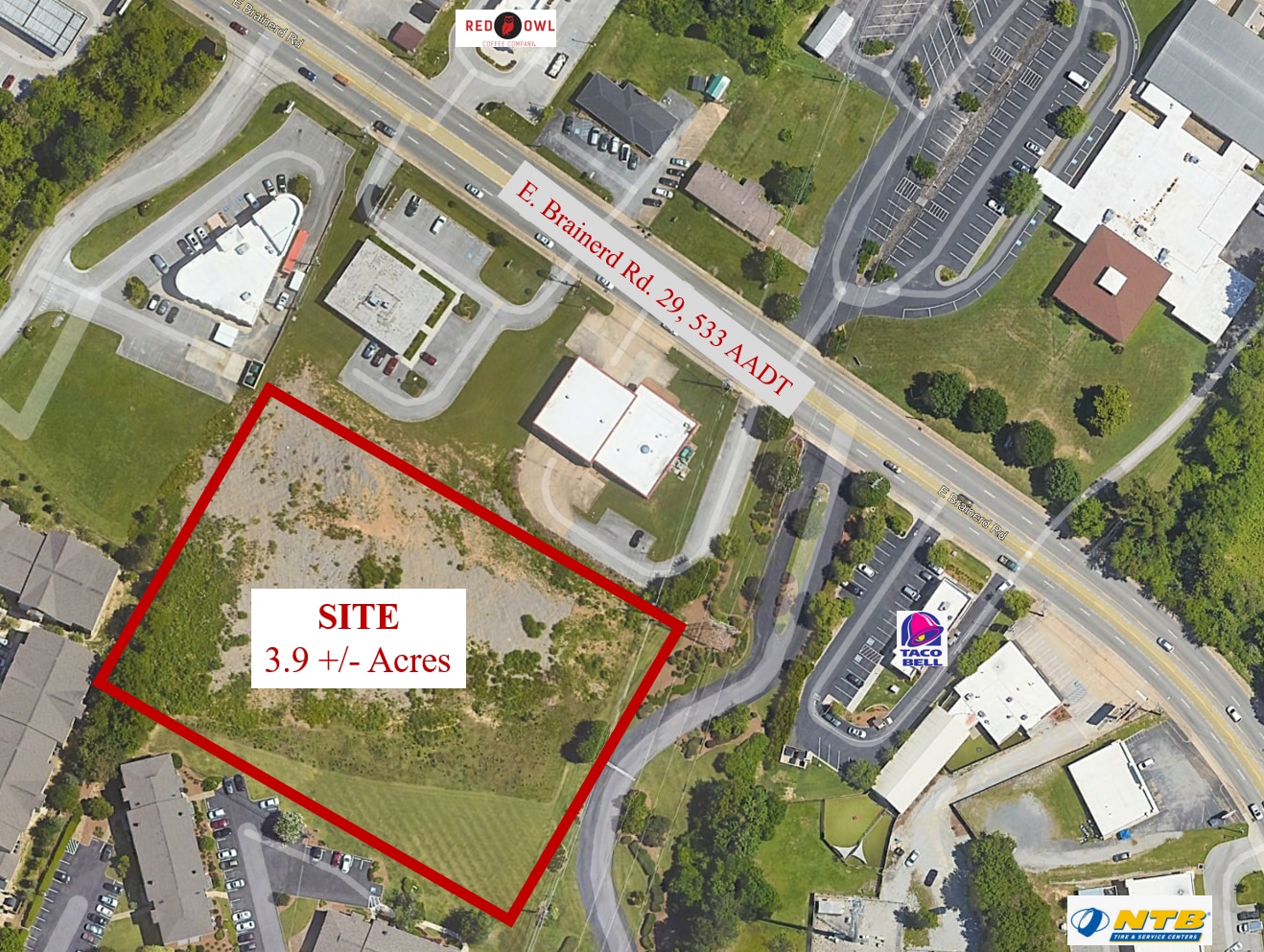 7694 Brainerd Road, Chattanooga, TN à vendre Aérien- Image 1 de 2