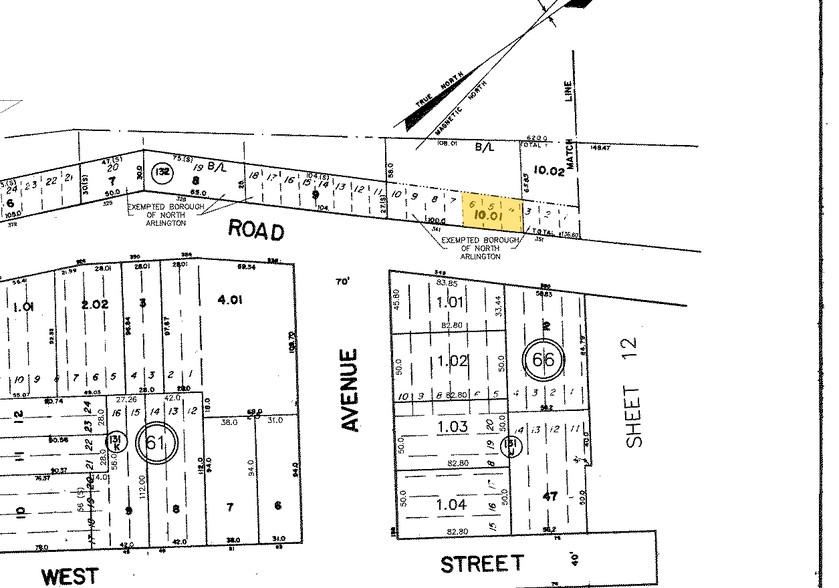 309-319 River Rd, North Arlington, NJ à vendre - Plan cadastral - Image 2 de 2