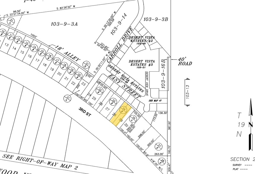 1942 W 3rd St, Winslow, AZ à vendre - Plan cadastral - Image 2 de 2