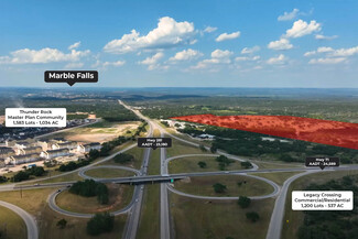 Plus de détails pour Hwy 71 and 281, Marble Falls, TX - Terrain à vendre