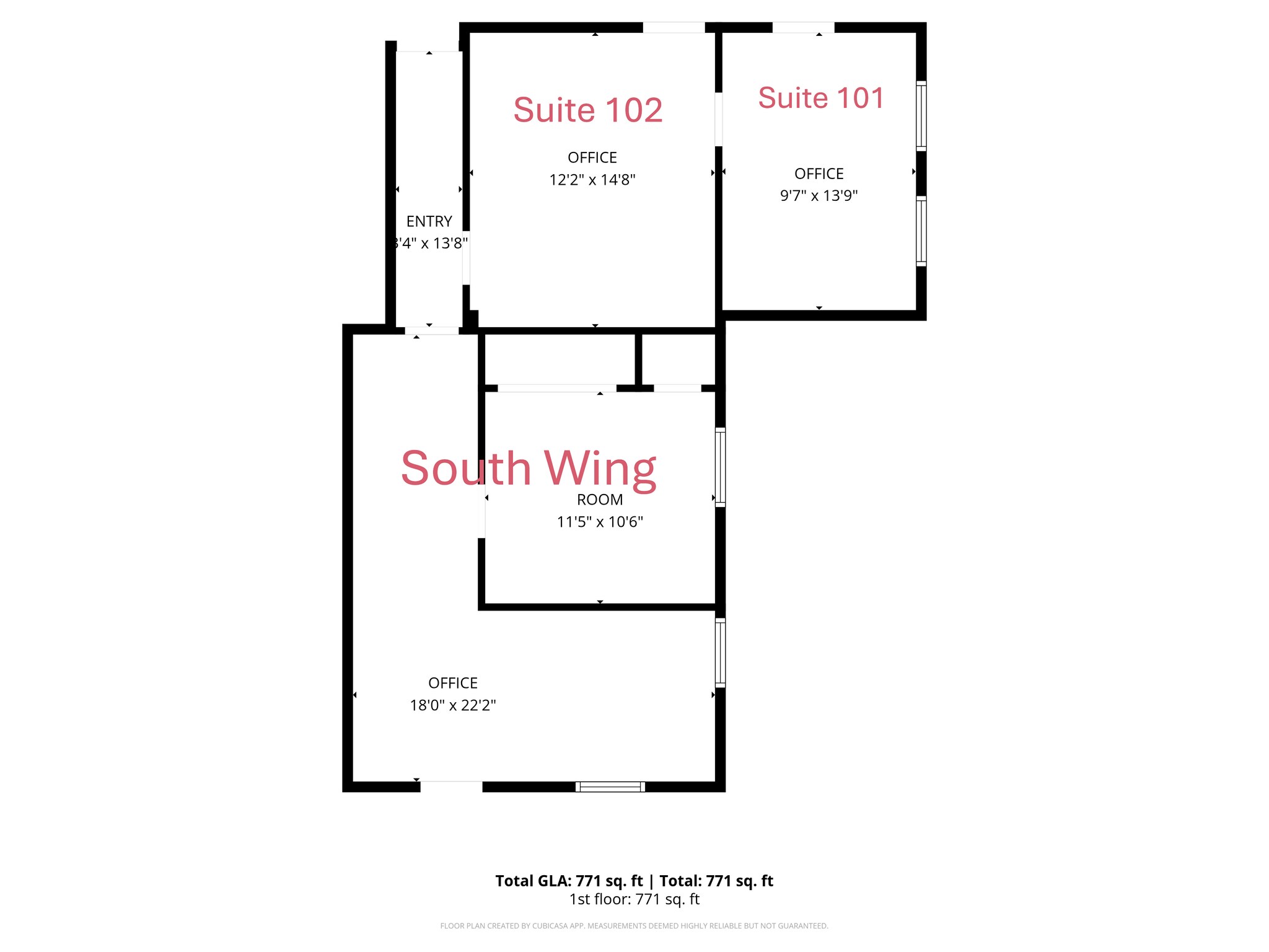 74 N Orange St, Xenia, OH for lease Floor Plan- Image 1 of 6