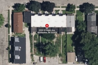 2553-2565 S Logan Ave, Milwaukee, WI - Aerial map view
