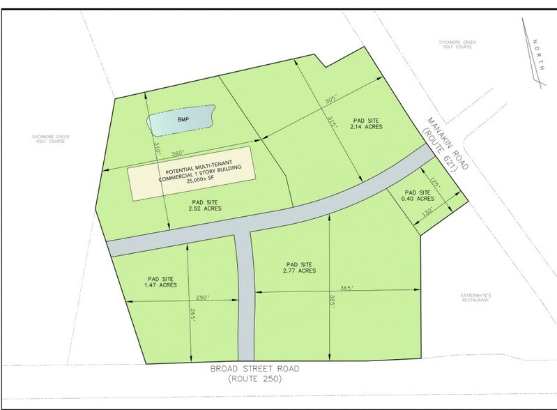 192-206 Broad Street Rd, Manakin Sabot, VA à vendre - Plan de site - Image 2 de 3