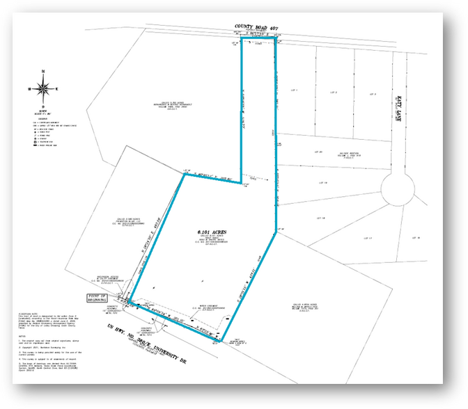 2855 Co 407 rd, McKinney, TX for sale - Plat Map - Image 3 of 4