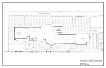 755 Boul René-Lévesque, Drummondville, QC à louer Plan de site- Image 1 de 2