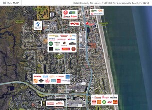 1539 3rd St S, Jacksonville Beach, FL - Aerial map view