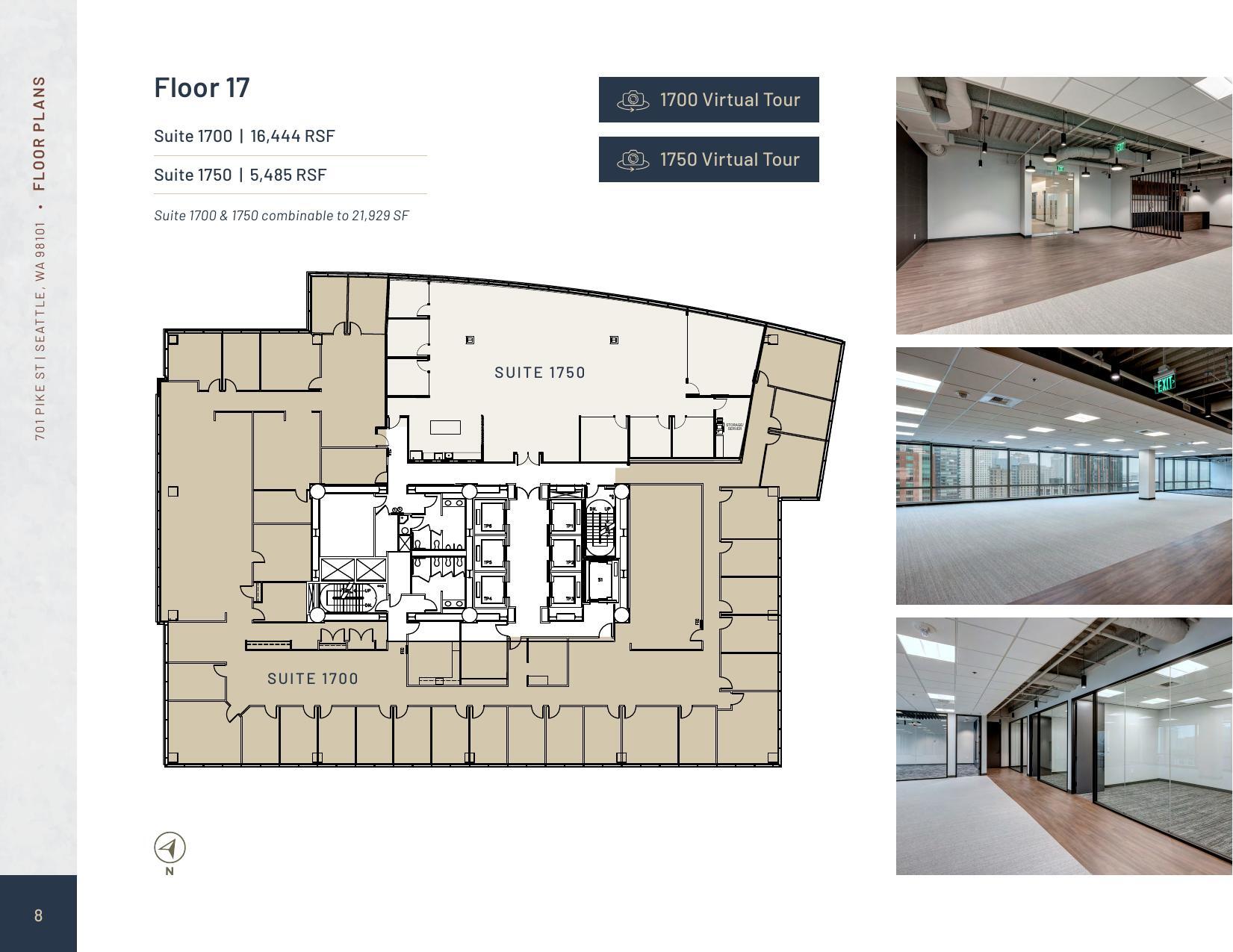 701 Pike St, Seattle, WA à louer Plan d’étage- Image 1 de 1