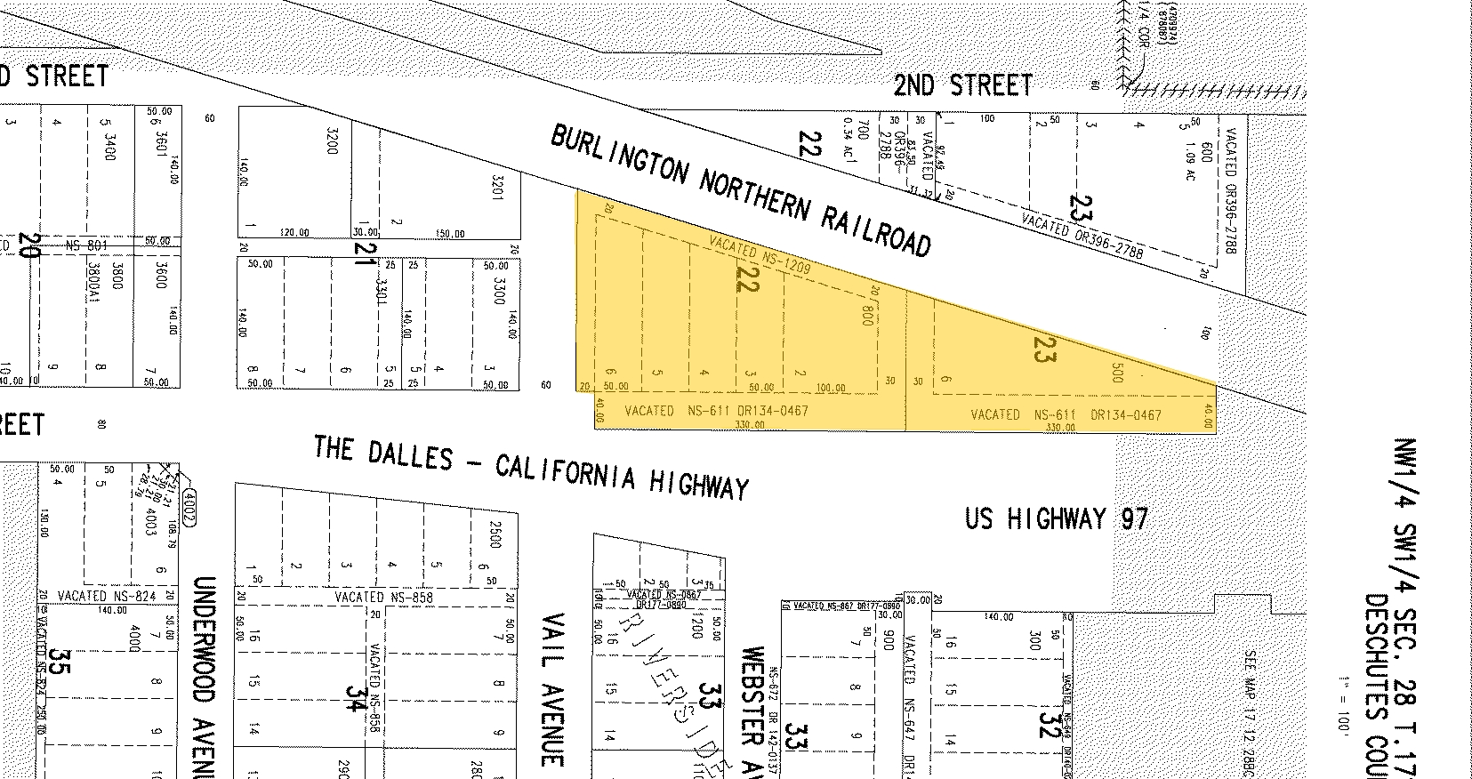 2221 NE 3rd St, Bend, OR à vendre Plan cadastral- Image 1 de 1