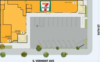 5318 S Vermont Ave, Los Angeles, CA à louer Plan d’étage- Image 2 de 2