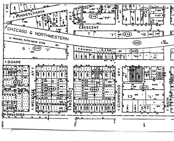 493 Duane St, Glen Ellyn, IL à louer - Plan cadastral - Image 2 de 4