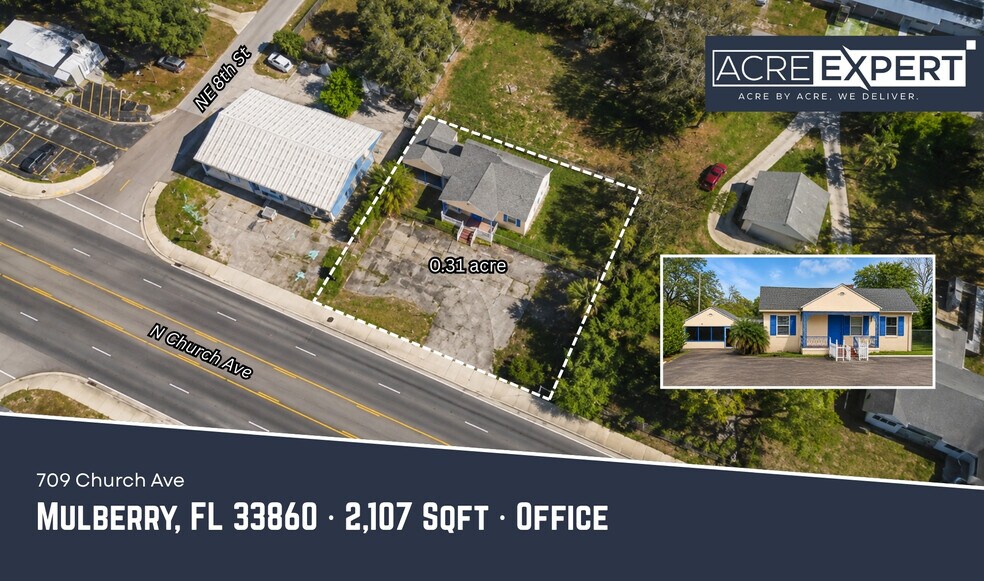 709 N Church St, Mulberry, FL à vendre - Photo du bâtiment - Image 1 de 12