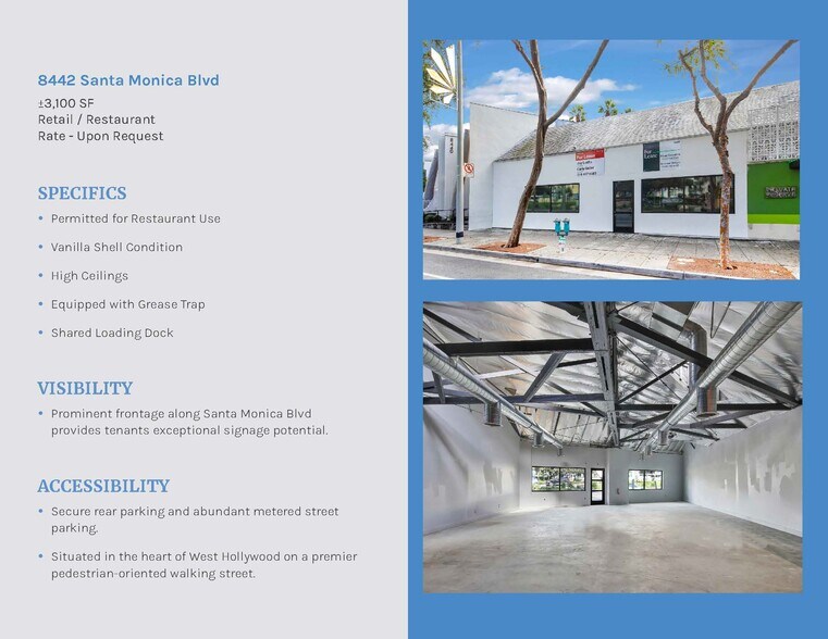 8442-8450 Santa Monica Blvd, Los Angeles, CA à louer - Photo du bâtiment - Image 2 de 9
